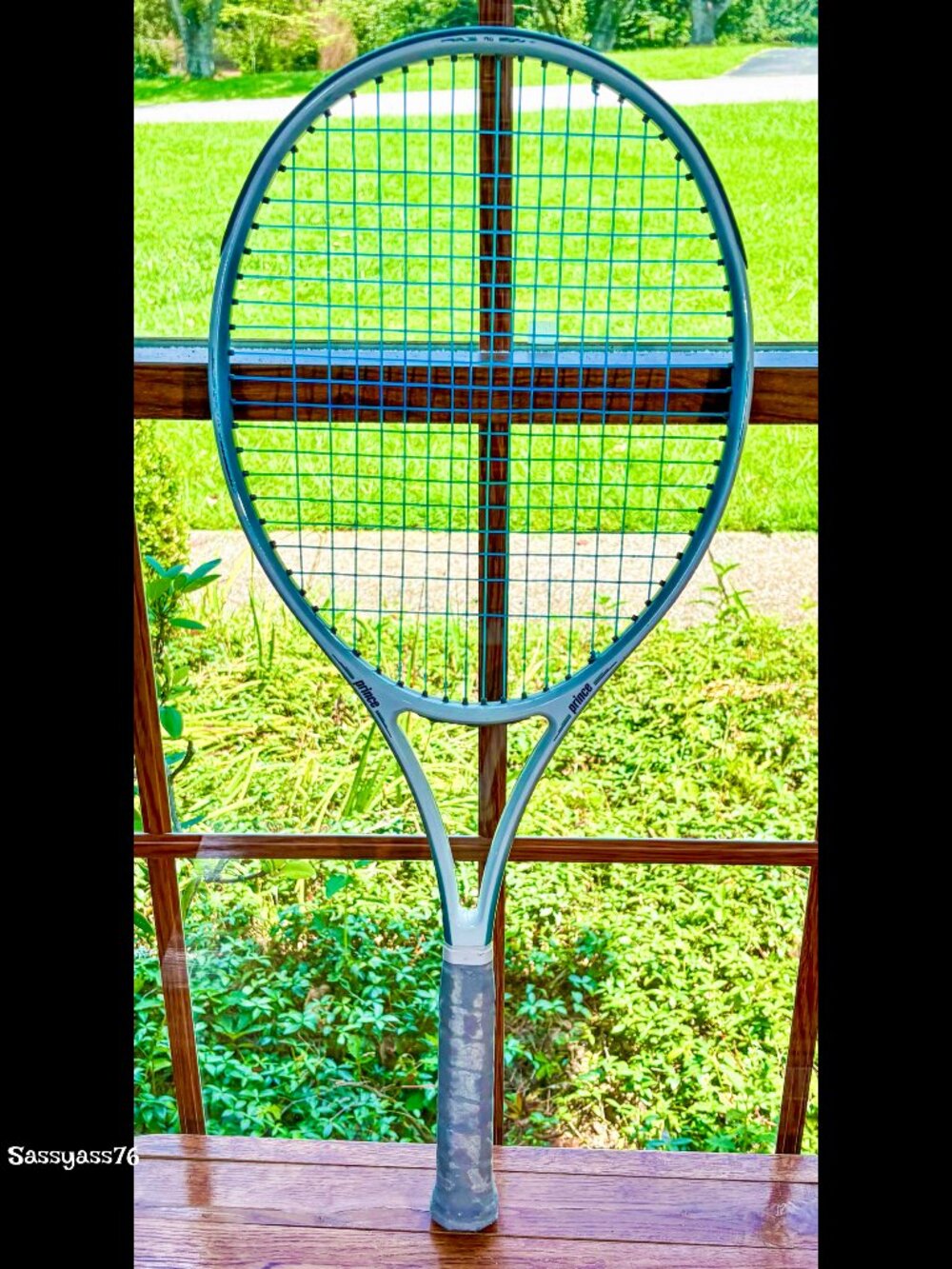 🆕VTG▪️PRINCE▪️1988 Tricomp Series 100 4 3/8 Grip Graphite Fiberglass Racquet - Picture 2 of 14